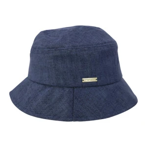 Seebereger Linnen Bucket Hat | Blauw
