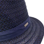 Seeberger Fedora Hoed | Marine Zwart | www.pietkoopmans.nl