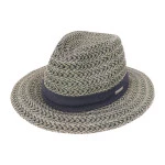 Seeberger Fedora Hoed | Beige Navy | www.pietkoopmans.nl