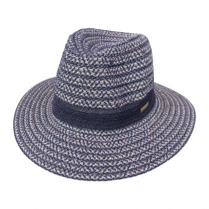 Seeberger Fedora Hoed | Marine Beige