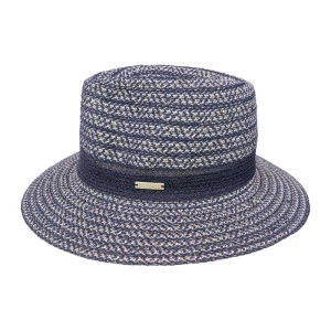 Seeberger Fedora Hoed | Marine Beige