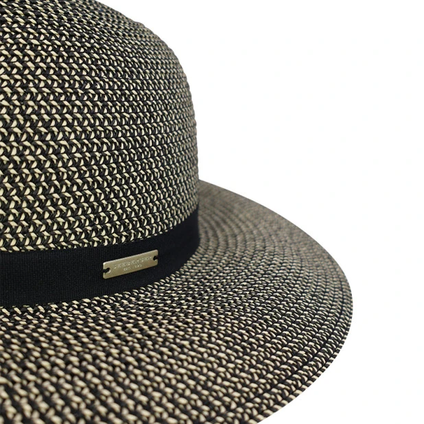 Seeberger Luxe Hoed | Zwart Gemeleerd | www.pietkoopmans.nl