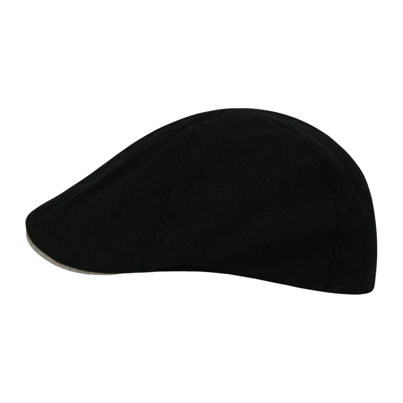 Seeberger Flatcap Linnen | Zwart | www.pietkoopmans.nl