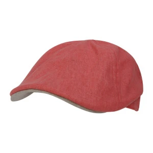 Seeberger Flatcap Linnen | Koraal