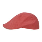 Seeberger Flatcap Linnen | Koraal | www.pietkoopmans.nl