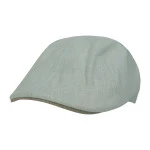 Seeberger Flatcap Linnen | Mint | www.pietkoopmans.nl