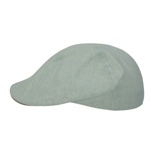 Seeberger Flatcap Linnen | Mint | www.pietkoopmans.nl