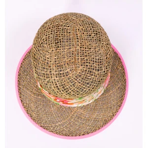 Seeberger Half Rond Hoed | Roze