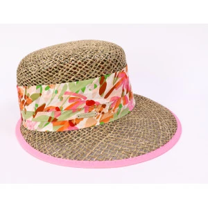 Seeberger Half Rond Hoed | Roze