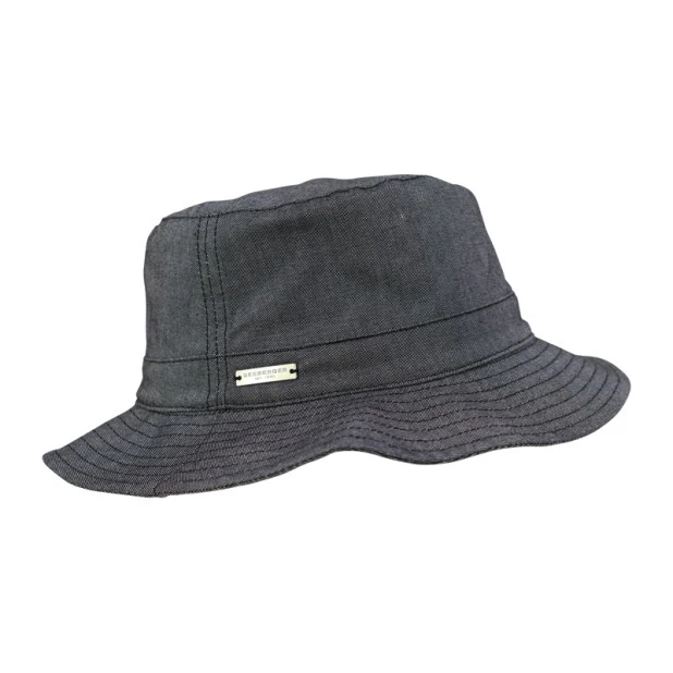 Seebereger Bucket Hat | Zwart | www.pietkoopmans.nl