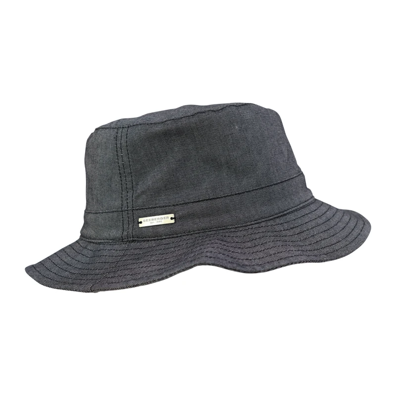 Seebereger Bucket Hat | Zwart | www.pietkoopmans.nl