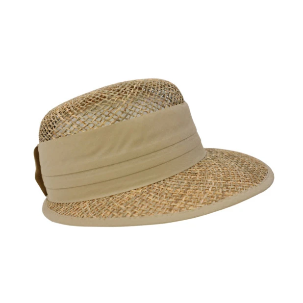 Seeberger Half Rond Gesloten Hoed | Beige | www.pietkoopmans.nl