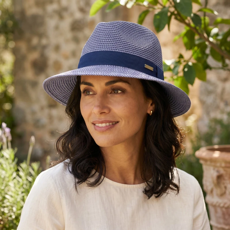 Seeberger Zomer Fedora | Swallow Blue | www.pietkoopmans.nl