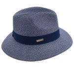Seeberger Zomer Fedora | Swallow Blue | www.pietkoopmans.nl