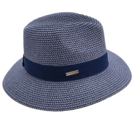 Seeberger Zomer Fedora | Swallow Blue