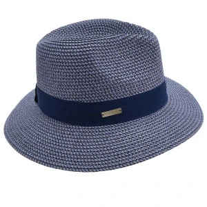 Seeberger Zomer Fedora | Swallow Blue