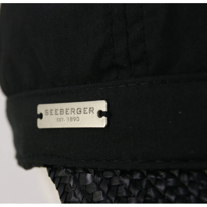 Seeberger Zonneklep Met Dek | Zwart | www.pietkoopmans.nl
