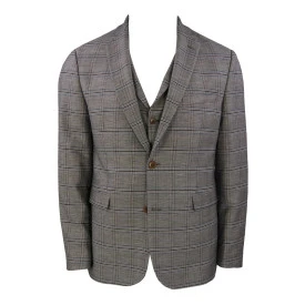 Sunwill Zomer Colbert | Bruin Blauw Geruit