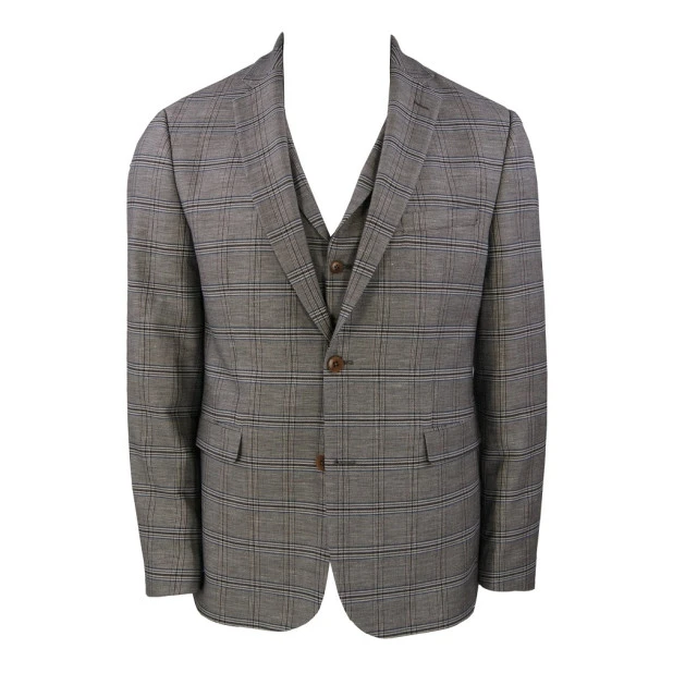 Sunwill Zomer Colbert | Bruin Blauw Geruit | www.pietkoopmans.nl