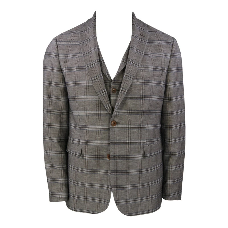 Sunwill Zomer Colbert | Bruin Blauw Geruit | www.pietkoopmans.nl