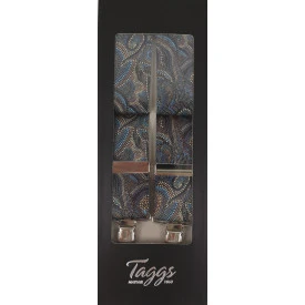 Bretels Clips | Luxe Stippen Print Goud