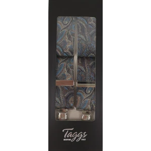 Bretels Clips | Luxe Stippen Print Goud