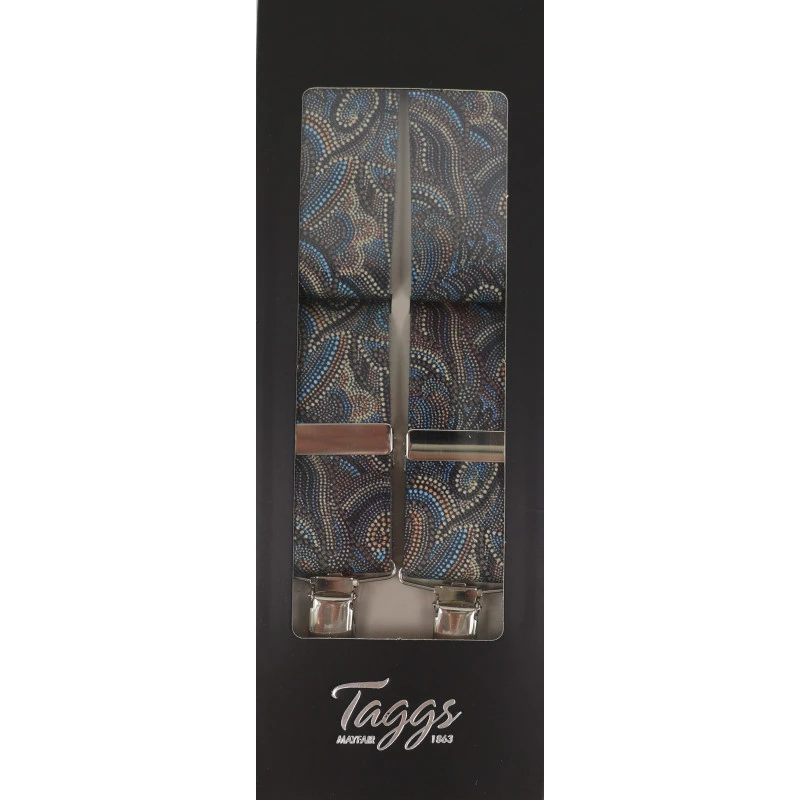 Bretels Clips | Luxe Stippen Print Goud |www.pietkoopmans.nl