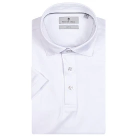 Thomas Maine Gladde Polo | Wit