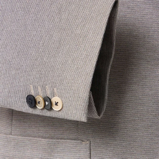 Venti Stretch Colbert | Beige Melange | www.pietkoopmans.nl