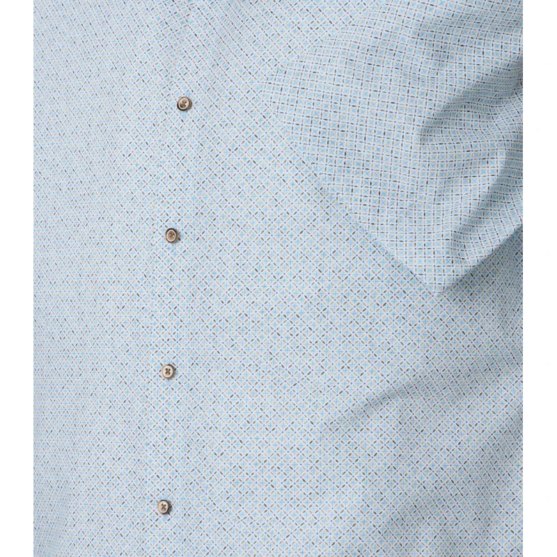 Venti Korte Mouw Shirt | Camel Print | www.pietkoopmans.nl