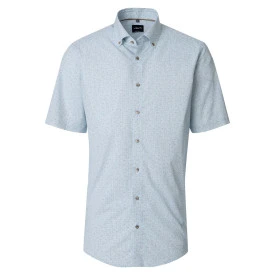 Venti Korte Mouw Shirt | Camel Print