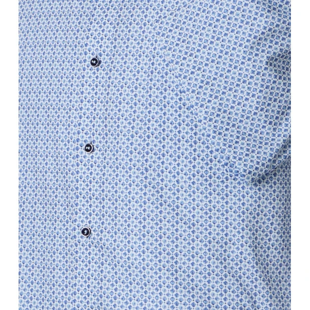 Venti Korte Mouw Shirt | Blue Print | www.pietkoopmans.nl