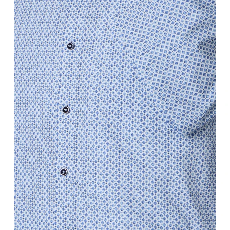 Venti Korte Mouw Shirt | Blue Print | www.pietkoopmans.nl