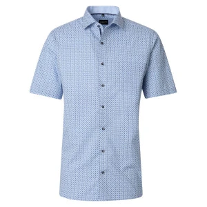 Venti Korte Mouw Shirt | Blue Print