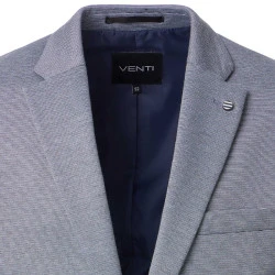 Venti Stretch Colbert | Blauw Melange