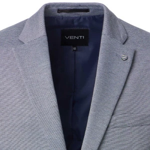 Venti Stretch Colbert | Blauw Melange