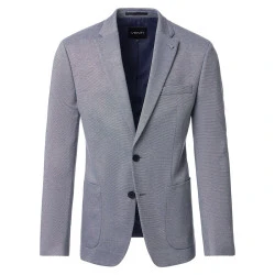 Venti Stretch Colbert | Blauw Melange