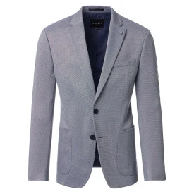 Venti Stretch Colbert | Blauw Melange