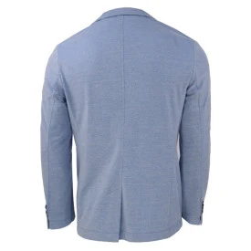 White Bros Tricot Colbert | Lichtblauw