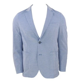 White Bros Tricot Colbert | Lichtblauw