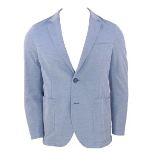 White Bros Tricot Colbert | Lichtblauw
