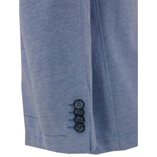 White Bros Tricot Colbert | Lichtblauw