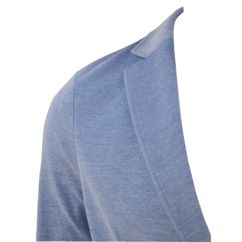 White Bros Tricot Colbert | Lichtblauw
