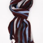 Tricot Shawl Wol | Jeans Bordo Gestreept | www.pietkoopmans.nl