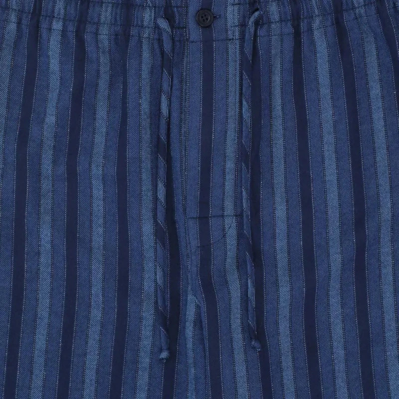 Ambassador Pyjama Flanel | Marine Gestreept | www.pietkoopmans.nl