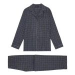 Ambassador Flanel Pyjama | Grijs Geruit | www.pietkoopmans.nl