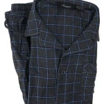Ambassador Flanel Pyjama | Grijs Geruit | www.pietkoopmans.nl