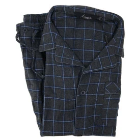Ambassador Flanel Pyjama | Grijs Geruit