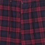 Ambassador Flanel Pyjama | Bordeaux Marine Geruit | www.pietkoopmans.nl
