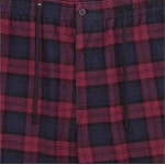 Ambassador Flanel Pyjama | Bordeaux Marine Geruit | www.pietkoopmans.nl